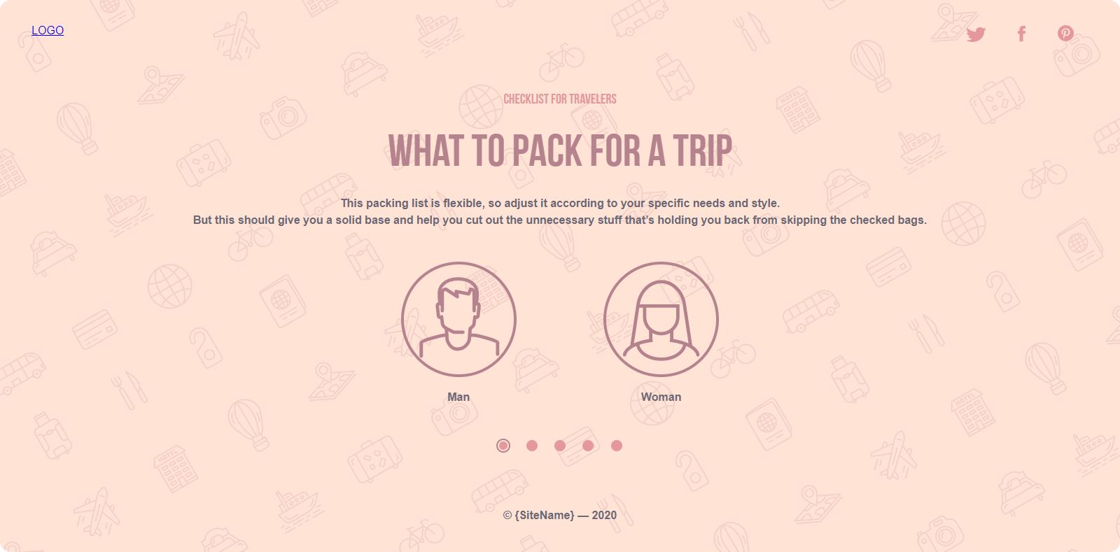 Travel Checklist Preview